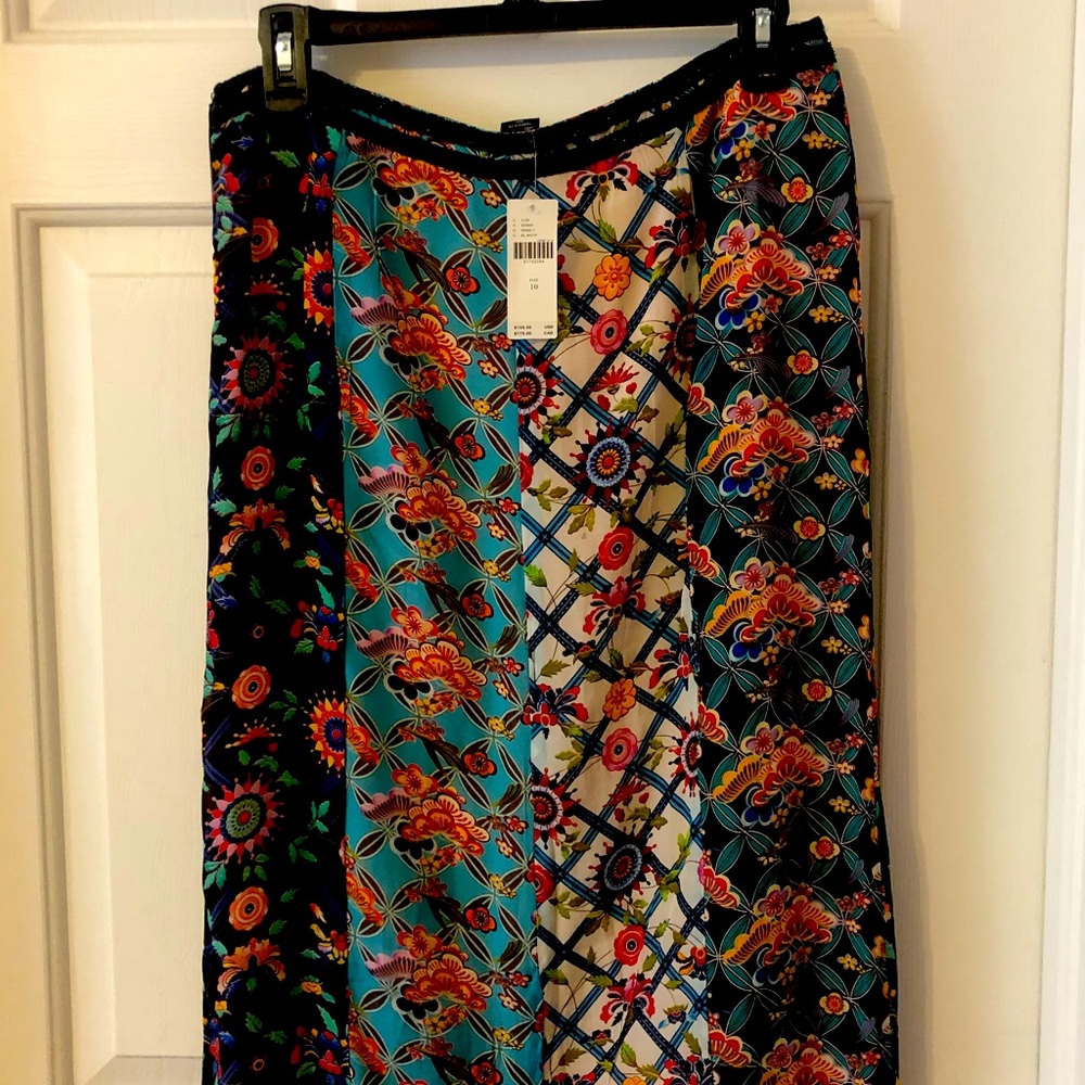 SALE TODAY! Anthropologie rayon, lined spring skirt